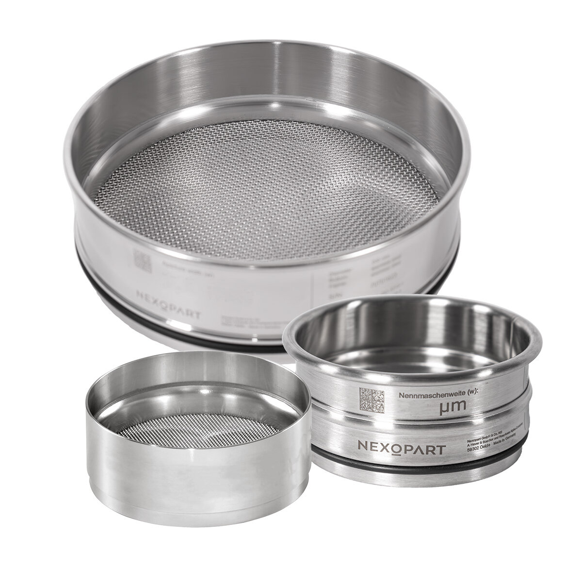 NEXOPART Test sieves for test sieves shaker  | © NEXOPART