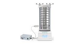 Ultrasonic frequency variation directly on an analytical sieving machine