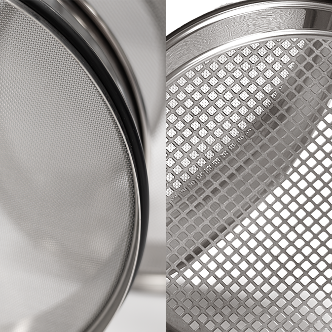 NEXOPART: Wire mesh vs. perforated plate  | © NEXOPART