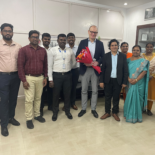Personal meeting strengthens partnership